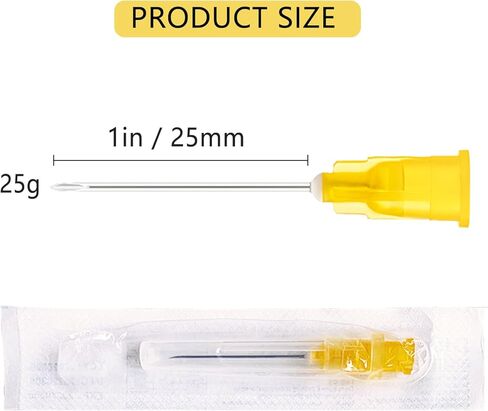 100 حزمة من أدوات المختبر 16Ga 1.25 بوصة (ملفوفة بشكل فردي) 18Ga، 23Ga، 25Ga، 21Ga، 22Ga، 27Ga، 30Ga، ملحقات التوزيع الصناعية، قفل Luer in Kuwait
