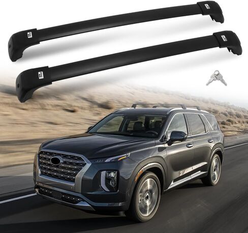 330lbs Lockable Roof Rack Cross Bars Fit for Chevrolet Tahoe, Chevy Suburban,GMC Yukon & Yukon XL, Cadillac Escalade ESV 2021 2022 2023 2024 2025,Accessories Cargo Carrier Bars Luggage Rack in Kuwait
