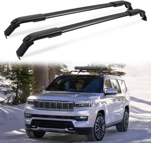 330lbs Lockable Roof Rack Cross Bars Fit for Chevrolet Tahoe, Chevy Suburban,GMC Yukon & Yukon XL, Cadillac Escalade ESV 2021 2022 2023 2024 2025,Accessories Cargo Carrier Bars Luggage Rack in Kuwait