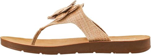 Corkys Footwear Women's So Delish Flip Flop Sandal – Lightweight, Comfortable, with Floral Embellishment, Perfect for Summer Style and Versatile Wear, Open Toe in Saudi Arabia