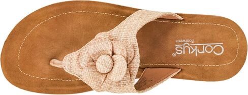 Corkys Footwear Women's So Delish Flip Flop Sandal – Lightweight, Comfortable, with Floral Embellishment, Perfect for Summer Style and Versatile Wear, Open Toe in Saudi Arabia