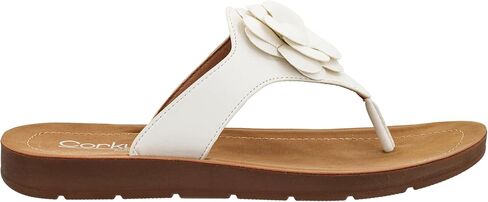 Corkys Footwear Women's So Delish Flip Flop Sandal - خفيفة الوزن ، مريحة ، مع زهور الأزهار ، مثالية لأسلوب الصيف وارتداء متعدد الاستخدامات ، ومفتوح إصبع القدم in Kuwait