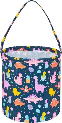 Kunro Halloween Bag Baby Round Gwage Bucket Bucket Toy Basket Trade Orgen in Kuwait