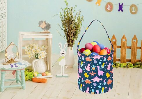 Kunro Halloween Bag Baby Round Gwage Bucket Bucket Toy Basket Trade Orgen in Kuwait