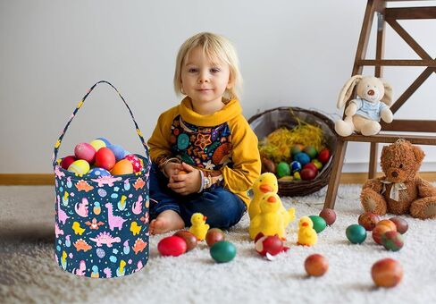 Kunro Halloween Bag Baby Round Gwage Bucket Bucket Toy Basket Trade Orgen in Kuwait