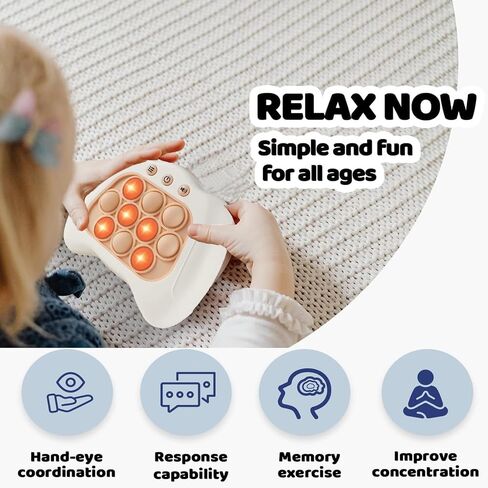 2 pcs Halloween Pop Push Game Fidget Console Toys for Kids Adults,Nightmare Before Christmas Game Toy Gifts,Handheld Light Up Fidget Sensory Puzzle Toy for Boys Grils Teens Age 3-12 in Saudi Arabia