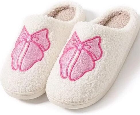 نعال رغوة الذاكرة للسيدات مع القوس الفوار الأنيق ، وأحذية منزل لطيف وعصري in Kuwait