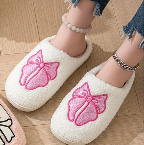 نعال رغوة الذاكرة للسيدات مع القوس الفوار الأنيق ، وأحذية منزل لطيف وعصري in Kuwait