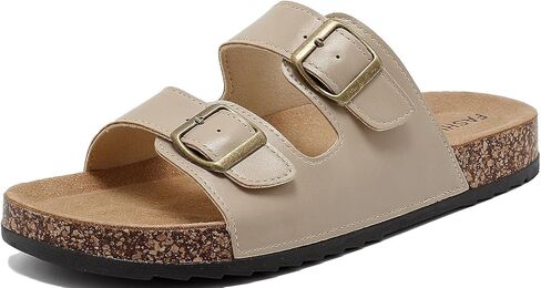 الصندل القدمي من Corken Women Men ، Arch Summer Summer Beach Slide Slide على النعال مع الإبزيم القابل للتعديل في الهواء الطلق داخلي in Saudi Arabia