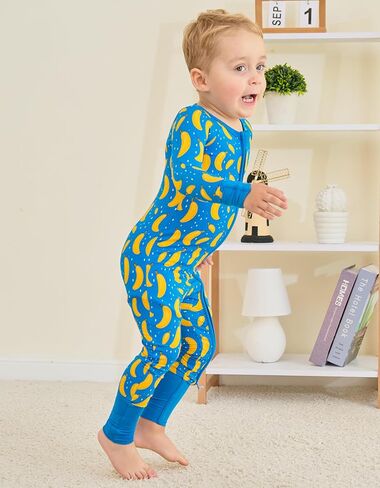 Bamboo Viscose Baby Romper, One Piece Jumpsuit for Boys & Girls, 2-Way Zipper with Reversible Mitten Cuffs in Saudi Arabia