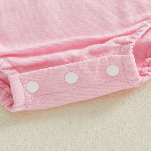 Baby Girls T-Shirt romper letter bow تطريز قصير الأكمام جولة رقبة الصيف بذلة رائعة in Kuwait
