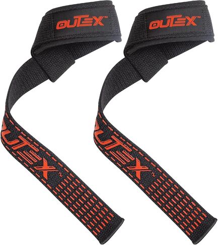 Lifting Wrist Straps for Weightlifting, Gym, Powerlifting, Deadlifts, Bodybuilding, Workout, Strength Training - Premium Cotton with Neoprene Pad in Saudi Arabia