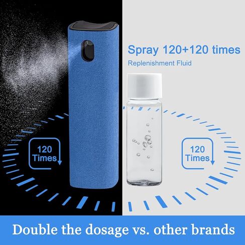 walrfid Car Screen Cleaner, Computer Screen Cleaner Spray and Wipe, Laptop Cleaning Mist Kit for Electronic iPad, iPhone, Phone, MacBook, TV, Monitor, Tablet Display, with Black Graffiti Case - Pink in Saudi Arabia