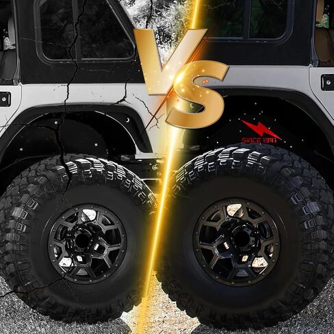 Rear Inner Fender Liners Compatible with 2007-2018 Jeep Wrangler JK & JKU Unlimited Sport Sahara Rubicon, Bolt-on Style Mud Guards Black Steel Wheel Well Cover Fenders Flares (2/4 Doors) in Saudi Arabia