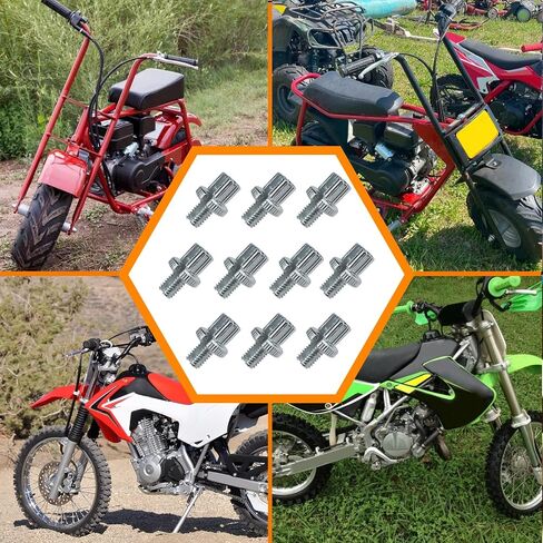 برغي ضبط كابل فرامل M8 M8 لـ Coleman CT200U CT100U Baja Yerf-Dog Mini Bike CT70 CRF50 CRF110 XR50 KLX110 TTR125 Pit Dirt Motocross Bike Motorcycle LTZ400 KFX400 ATV أخضر 10 قطع in Saudi Arabia