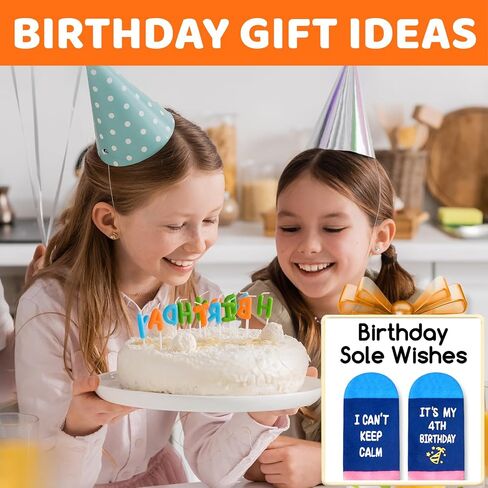 HAPPYPOP 12th Birthday Gifts for Boys - Socks for Kids Age 12, 12 Year Old Tween Boy Girl Gift Ideas, Presents for 12 Year Olds, Birthday Gift Box with Greeting Card in Saudi Arabia