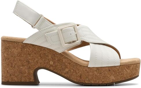 Clarks Women's Nerisa West Cork Wedge Sandal in Saudi Arabia
