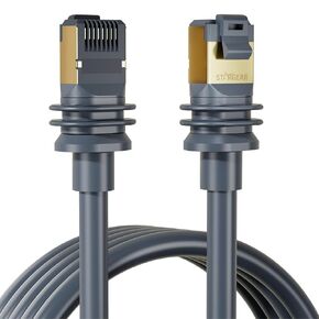 for Starlink Cable Gen 3/Mini, 5M/16.4FT Replacement Cable Compatible with Starlink Standard V3 and Mini Ethernet Cable Waterproof Outdoor Gray
