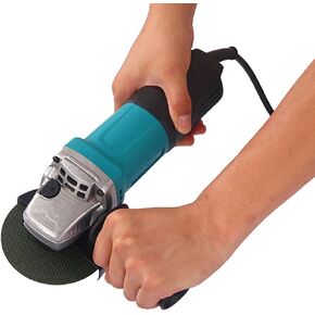 Electric Angle Grinder 110V, Handheld Small Angle Grinder Tool for Metal Polishing, Cutting, Sanding