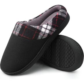 Womens Slippers Memory Foam Warm Slip On House Slippers Nonslip Family Indoor Slippers