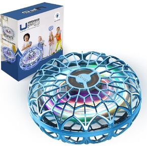 Flying Orb Ball Toy,Hand-Controlled Floating Ball with Color LEDs,STEM Gift for Kids,Indoor/Outdoor Spinner Toy for Boys Age 6 7 8 9 10 11 12+