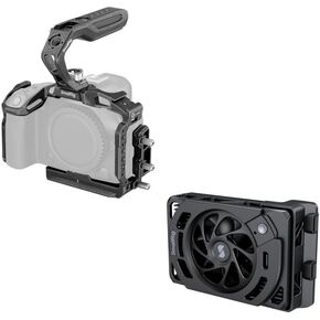 SmallRig Black Mamba Camera Cage Kit for Canon EOS R5 Mark II + Camera External Cooling System with Dual-Speed Modes