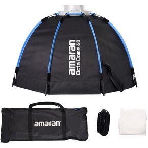 Amaran Octa Dome 60 24''/60cm Octagonal Softbox with Honeycomb Carrying Bag Folding & Quick Installation Compatible with Amaran 300C/150C/200X/100X/100D/60x S/60d S,by Aputure