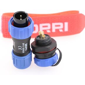 DRRI Weipu SP13 3Pin Thread Coupling Rear-nut Mount Aviation Circular Waterproof Connector for AC DC Signal LED Industrial Equipment