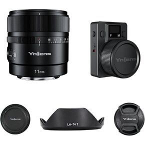 عدسة Yongnuo yn11mm f1.8s مع وحدة تحكم عن بُعد ، 11 مم F1.8 عدسة رئيسية كبيرة ثابتة لـ Sony ، إطار التركيز التلقائي APS-C ، وعدسة زاوية عريضة للغاية للكاميرات E Mount Mirrorless بدون مرآة.