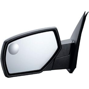 APA Replacement Exterior Mirror for 2014-2019 SILVERADO SIERRA GM Pickup Truck Power Heated with Blind Spotter Glass Textured Black Cap Driver Left Side 20979673 GM1320492