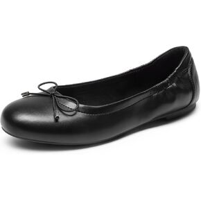 JustFab Womens Ballet Flats Shoes Foldable Round Toe Dress Shoes Comfortable Slip On Walking Flats Shoes Comfort Soft