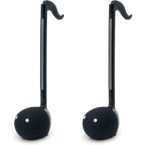 Otamatone Japanese Electronic Musical Instrument Portable Music Synthesizer from Japan by Maywa Denki Studio Award Winning, Educational Fun Gift for Children, Teens & Adults - Black (Set of 2) [Eng]