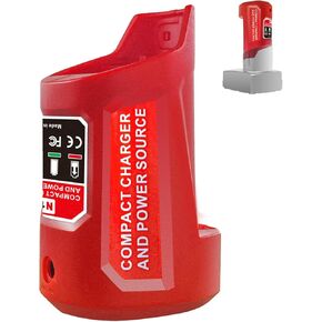 for M12 USB Power Source for Milwaukee 12V Battery, Portable Power Source Adapter with 1 Type-C and 1 USB Port & DC 12V Outlet,12V Heated Jacket Power Source Adapter(M-12 Adapter-ONLY)