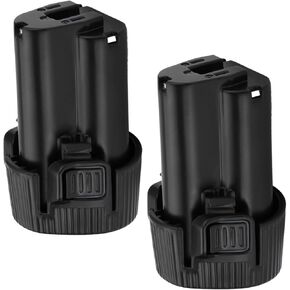 2Pack 10.8V 4000mAh Li-ion Replacement Battery Compatible with Makita BL1013 BL1014 194550-6 194551-4 195332-9
