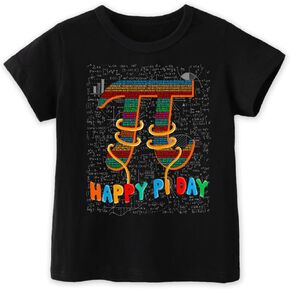 قميص يوم Pi Funny Pi for Toddly Boy Girls Kids ، Toddly Boy Girls T-Shirt Love Pi Math 3.14 Tee ، 2-6T