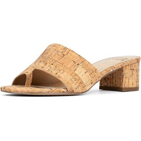 Donald Pliner Women's Naia Sparkle Cork Heeled Sandal