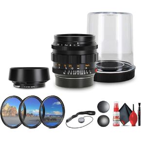 Leica Noctilux-M 50mm f/1.2 ASPH. Lens (Black) (11686) + Lens Filter Kit + Cleaning Kit + Lens Cap