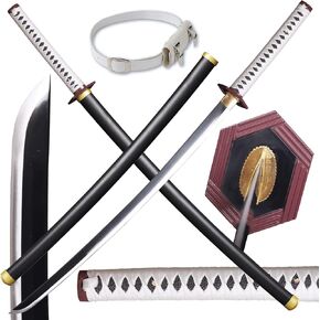 شيطان سلاير سيف حادة المعادن الحقيقية الكاتانا المصنوعة يدويا ، 41 بوصة 1060 الصلب الكربون العالي ، معركة جاهزة الساموراي سيوف تانغ كاملة in Kuwait