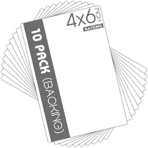 Mat Board Center 8x10 Backing Boards, 10 Pack White Backboards for Frames in Kuwait