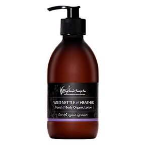 The Highland Soap Company, Hand & Body Organic Lotion, Wild Scottish Raspberry, 10 Fl Oz (Pack of 1)