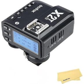 Godox Xpro-S Xpro for Sony TTL Wireless Flash Trigger 1/8000s HSS TTL-Convert-Manual Function Large Screen Slanted Design 5 Dedicated Group Buttons 11 Customizable Functions+12 Color Filters+Diffuser