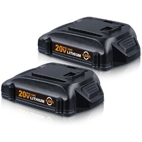 VANON 4.0Ah 20V Battery Replacement for Worx 20V Battery Compatible with Worx 20 Volt Lithium WA3520 WA3525 WG151s WG155s WG251s WG255s WG540s WG545s Cordless Power Tools 2Pack