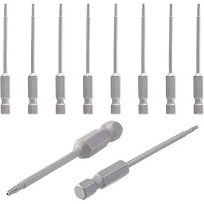 AOPIN T27 مع ثقب ، دليل العبث على مفك البراغي Torx ، مقبض سداسي سداسي 1/4 بوصة ، S2 Magnetic ، بطول 75 مم (3 بوصة) ، 4 مساءً in Kuwait