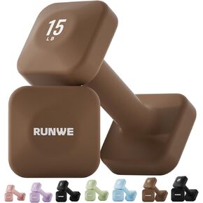Personalized 15LB Dumbbell Set of 2, 2025 Latest Cast Iron Frosted Hand Weight, 2 In 1 Square Dumbbells and Push Up Bar, Elevate Your Home Gym Aesthetic (Sold in One Pair Not All Sets)