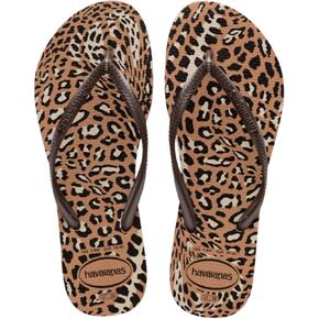 Havaianas Sandals Slim Animals Rose Gold 7-8 (Rose Gold, US Footwear Size System, Adult, Women, Numeric Range, Medium, 7, 8)