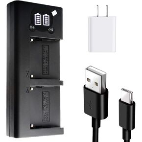 NP-F550 Battery Charger is Suitable for Camera Batteries F960, F970, F980, F990, NP-FM50, FM70，FM90 FM30 FM500H FM51 FM55H FM71 F550 F570 F730 F730H F750 F770 F930 F950 F950/B QM91D 70D QM71D