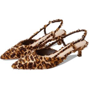 Loeffler Randall Women's Tyson Smocked Sling Back Kitten Heel Pump