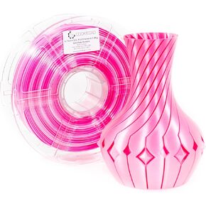 Silk Pink Ombre (Hot Pink -> Light Pink Gradient) PLA 3D Printer Filament 1.75mm 1kg