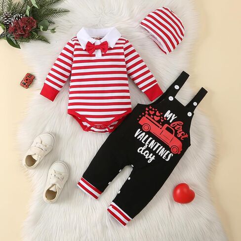 Baby Boy Outfits Set,Newborn Baby Boy 3PCS Clothes in Kuwait