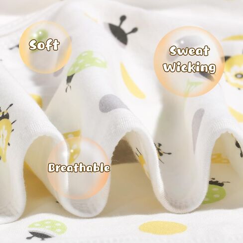 Swaddle Transition Bag 6-9 month,2 Pack Sleep Sack for Baby Boys & Girls, 100% Cotton Zip Up Swaddles 0.5 Tog Newborn Swaddle with 2 Way Zipper Arms in/Out in Saudi Arabia